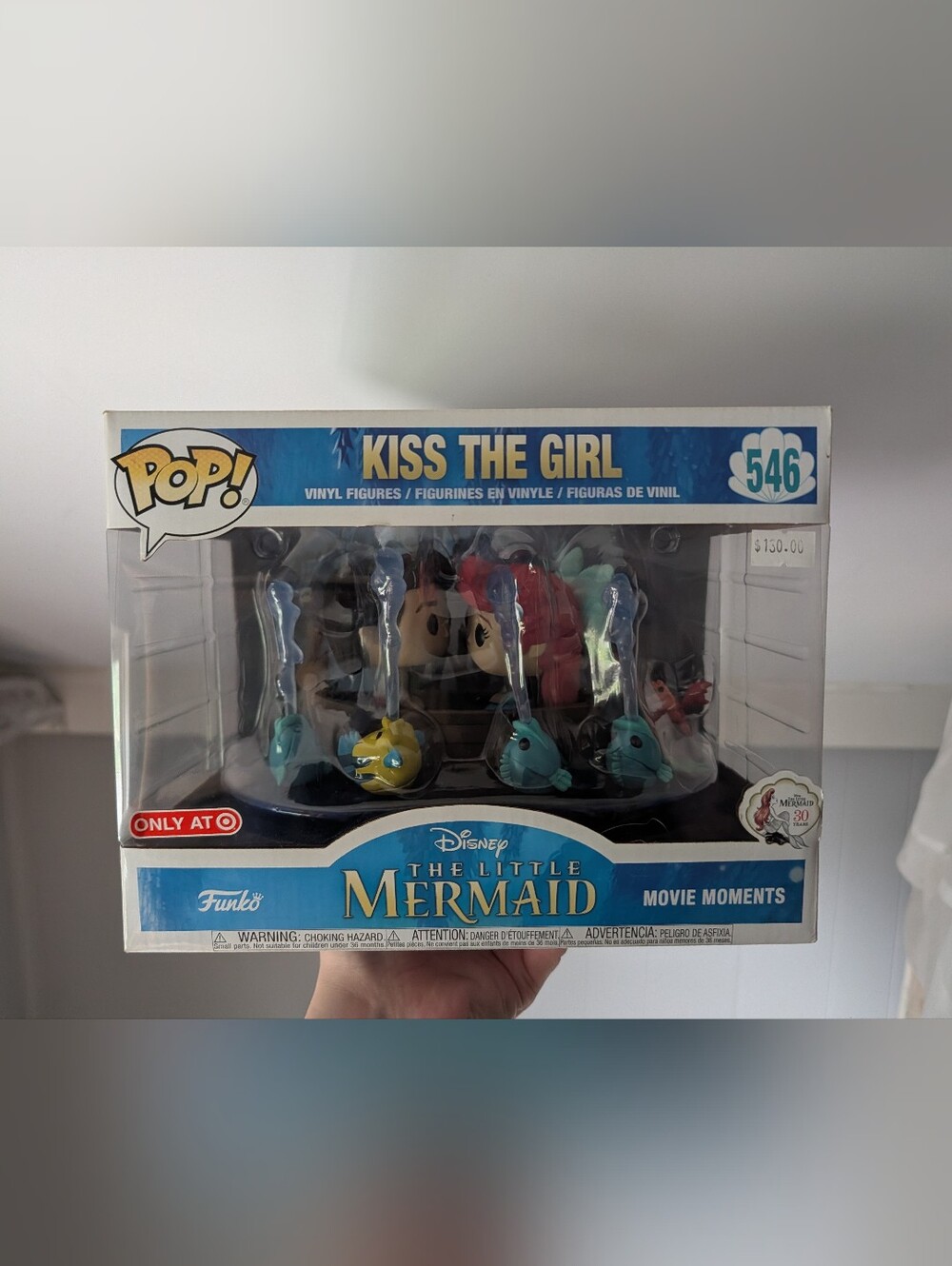 Funko Disney The Little Mermaid "Kiss The Girl" Movie Moments Figure - Blue/Red